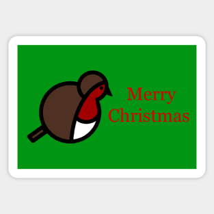 Christmas Robin Sticker